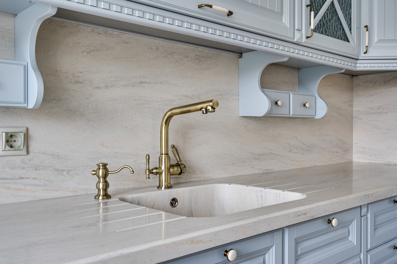 Кухня Прованс из массива бука