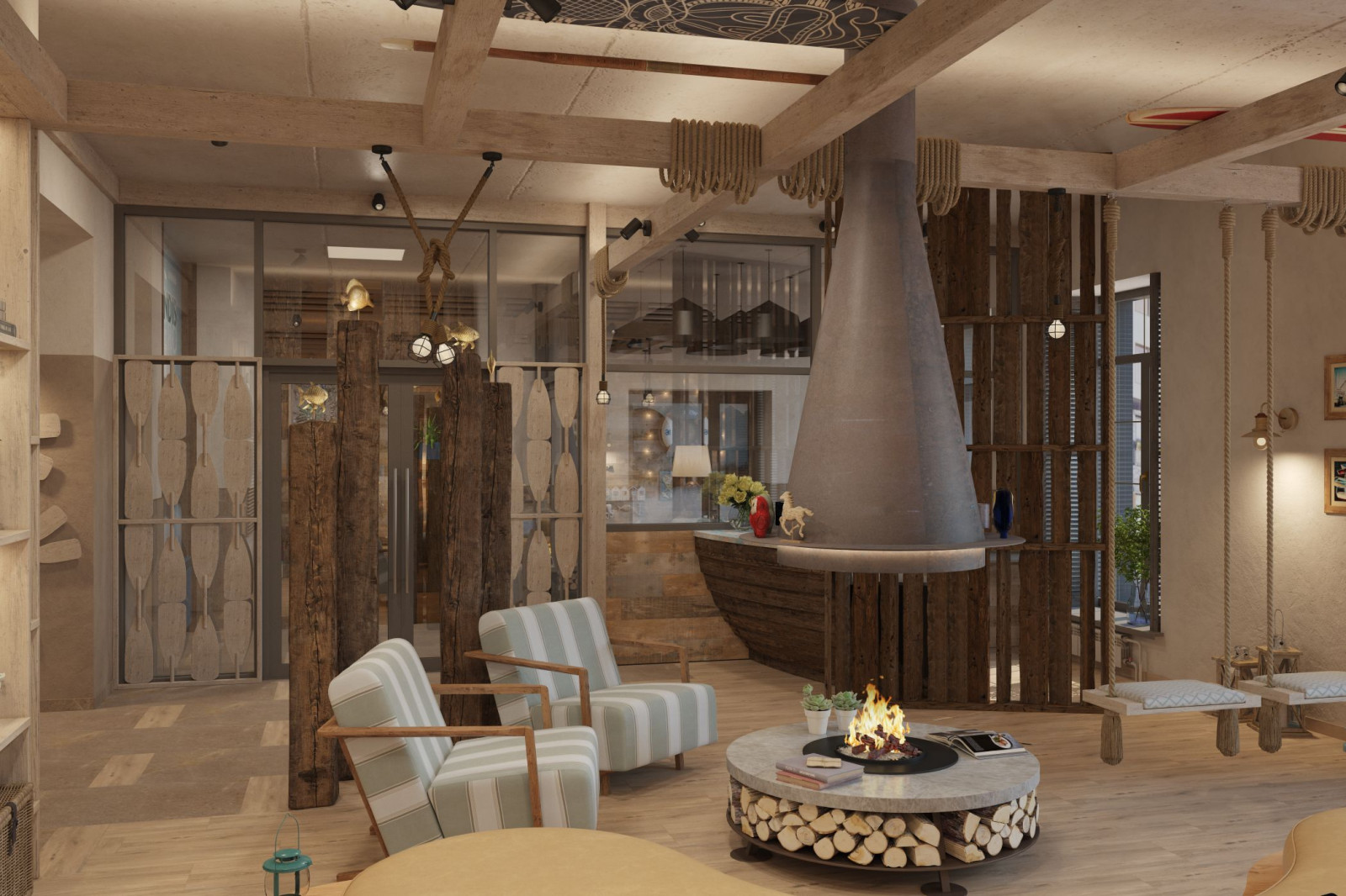 Интерьер места общего пользования (ИОП) ЖК