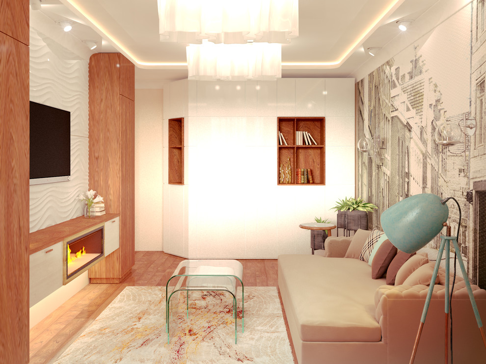 Маленькая квартира для креативной хозяйки 75-и лет