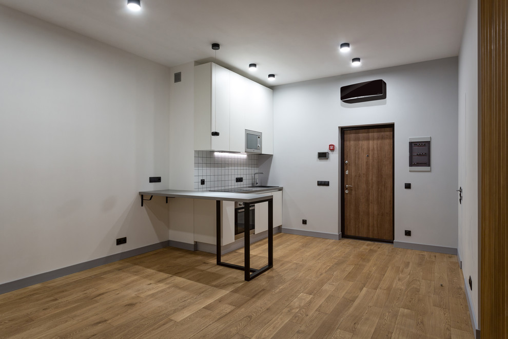 Минималистическая студия в Сколково