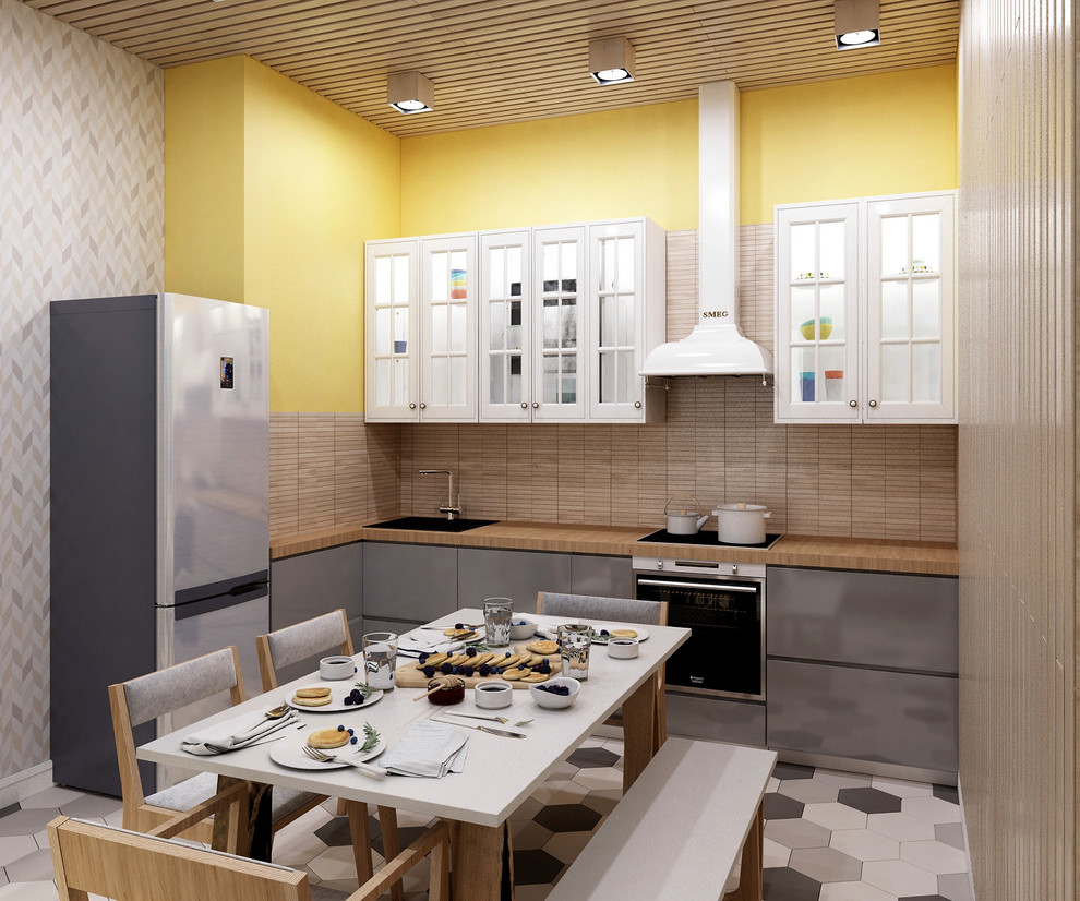 Евродвушка в скандинавском стиле в ЖК "Мещерский лес"