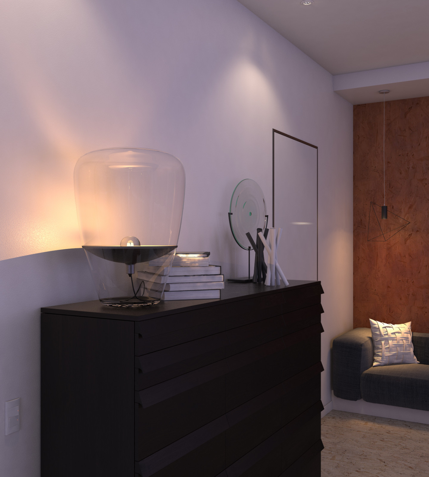 Спальня в загородном доме