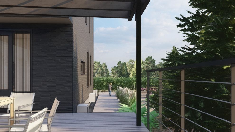 Благоустройство участка в коттеджном поселке Литл Токио, г. Казань