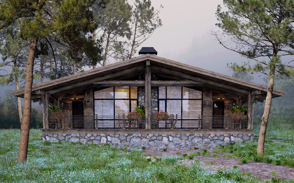 Дом на 4 гостевых номера.