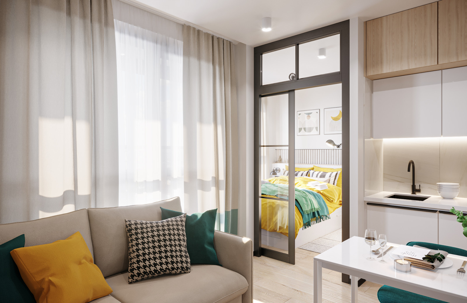 ЖК Лиговский. Студия для молодой девушки