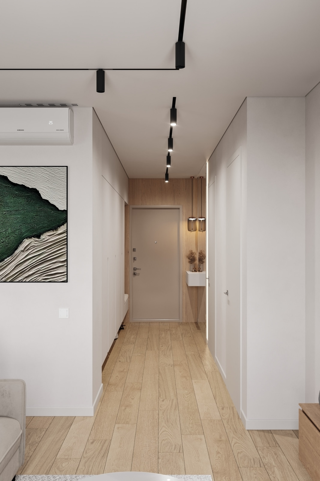 Дизайн интерьера квартиры в современном стиле в ЖК Селигер Сити, Москва