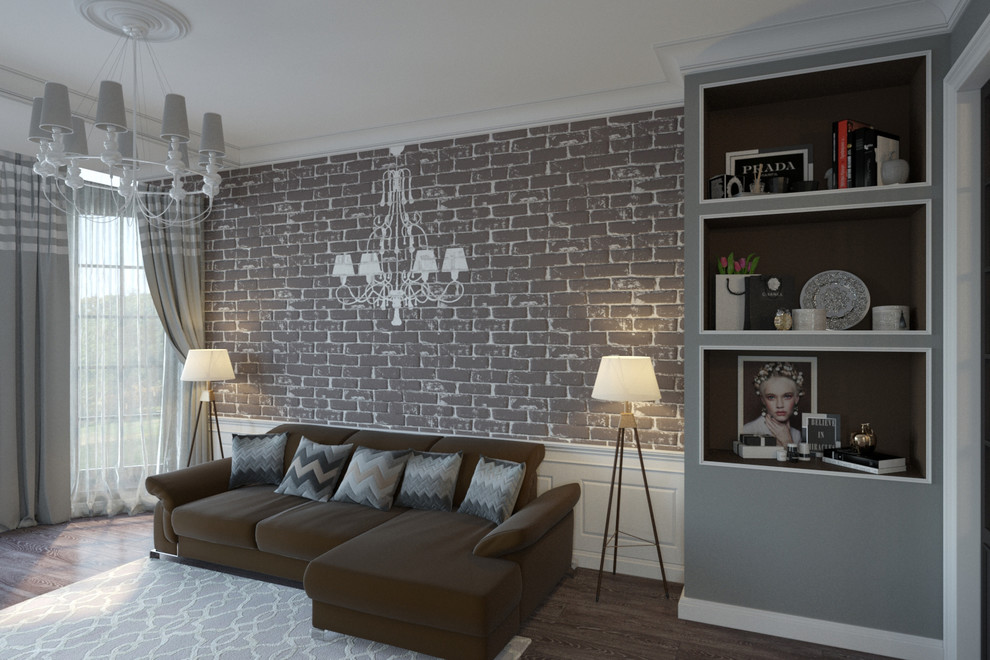 Обложка проекта: Дом в американском стиле