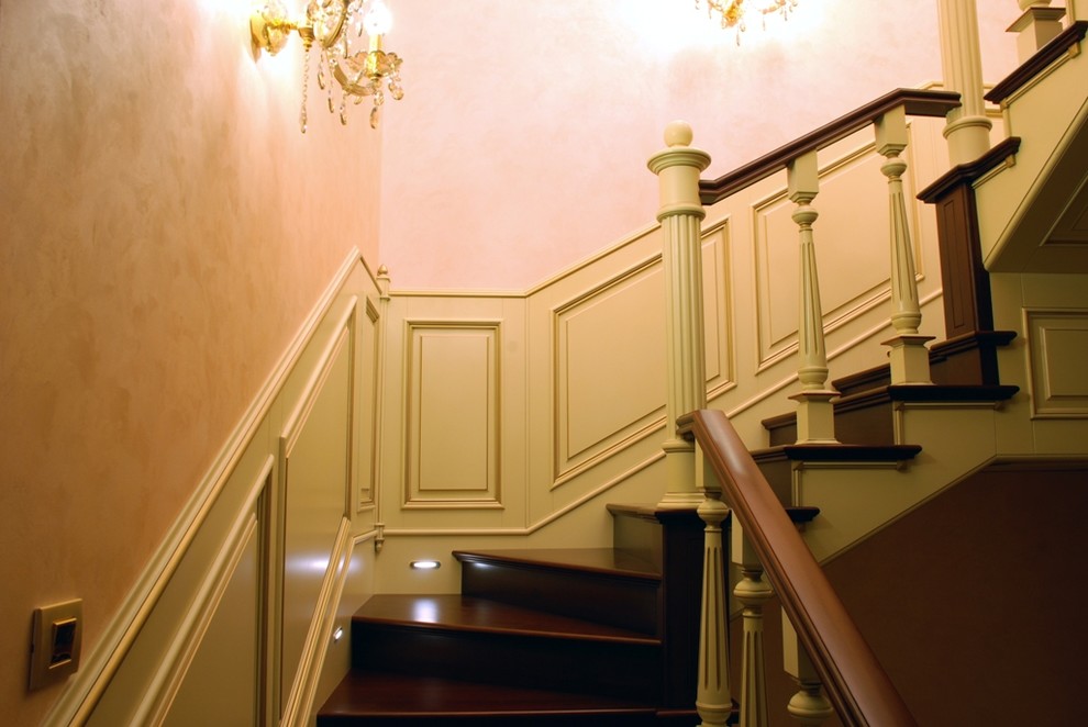 Облицовка бетонной лестницы