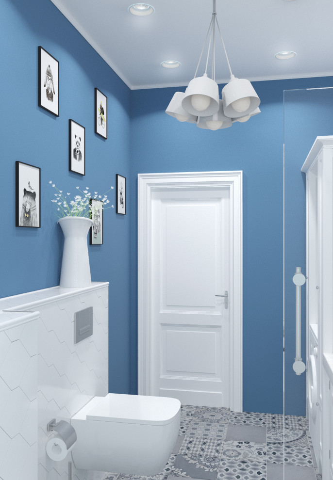 Обложка проекта: Санузел с окном в частном доме