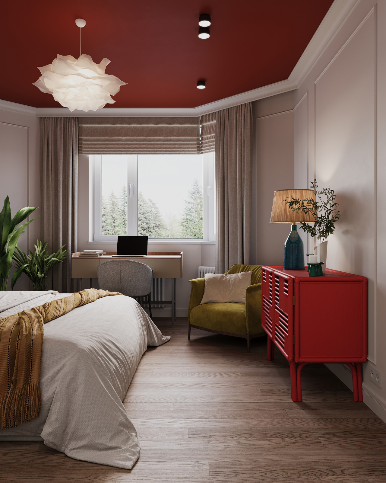 Современная классика в двухкомнатной квартире