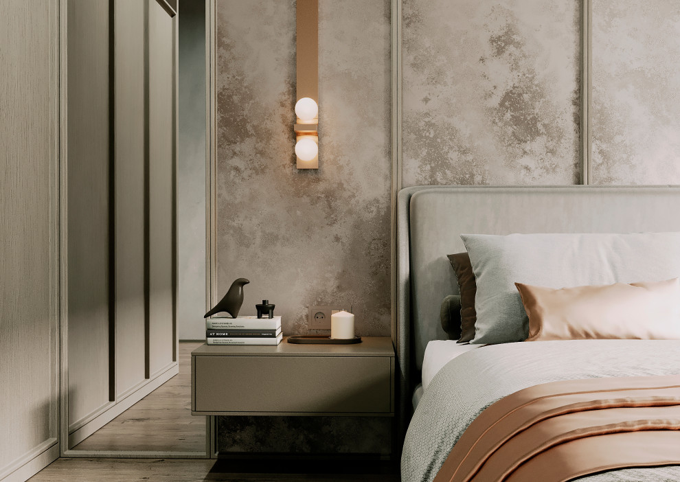 Спальня в квартире в ЖК "Discovery Residence" Екатеринбург