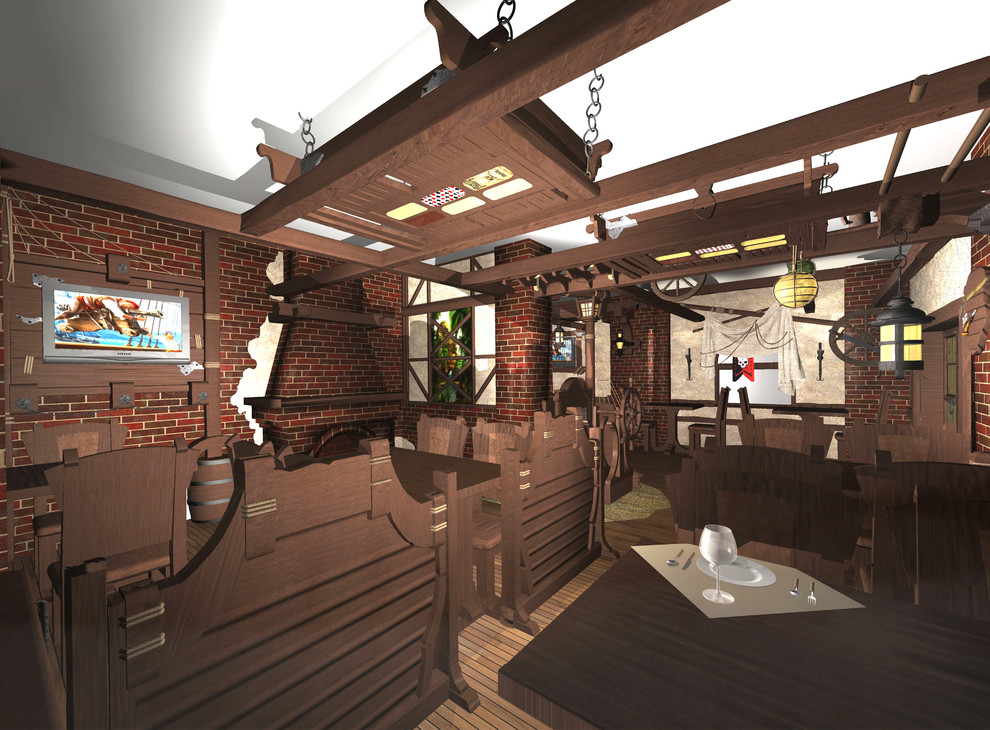 Проект реконструкции кафе "Капитан Флинт". Зеленоградск