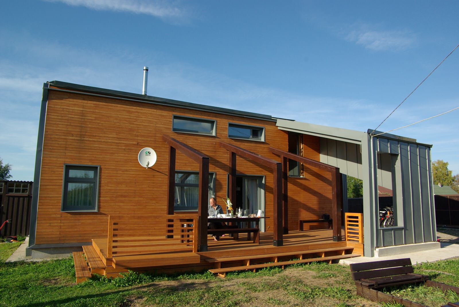 Деревенский дом в современном стиле