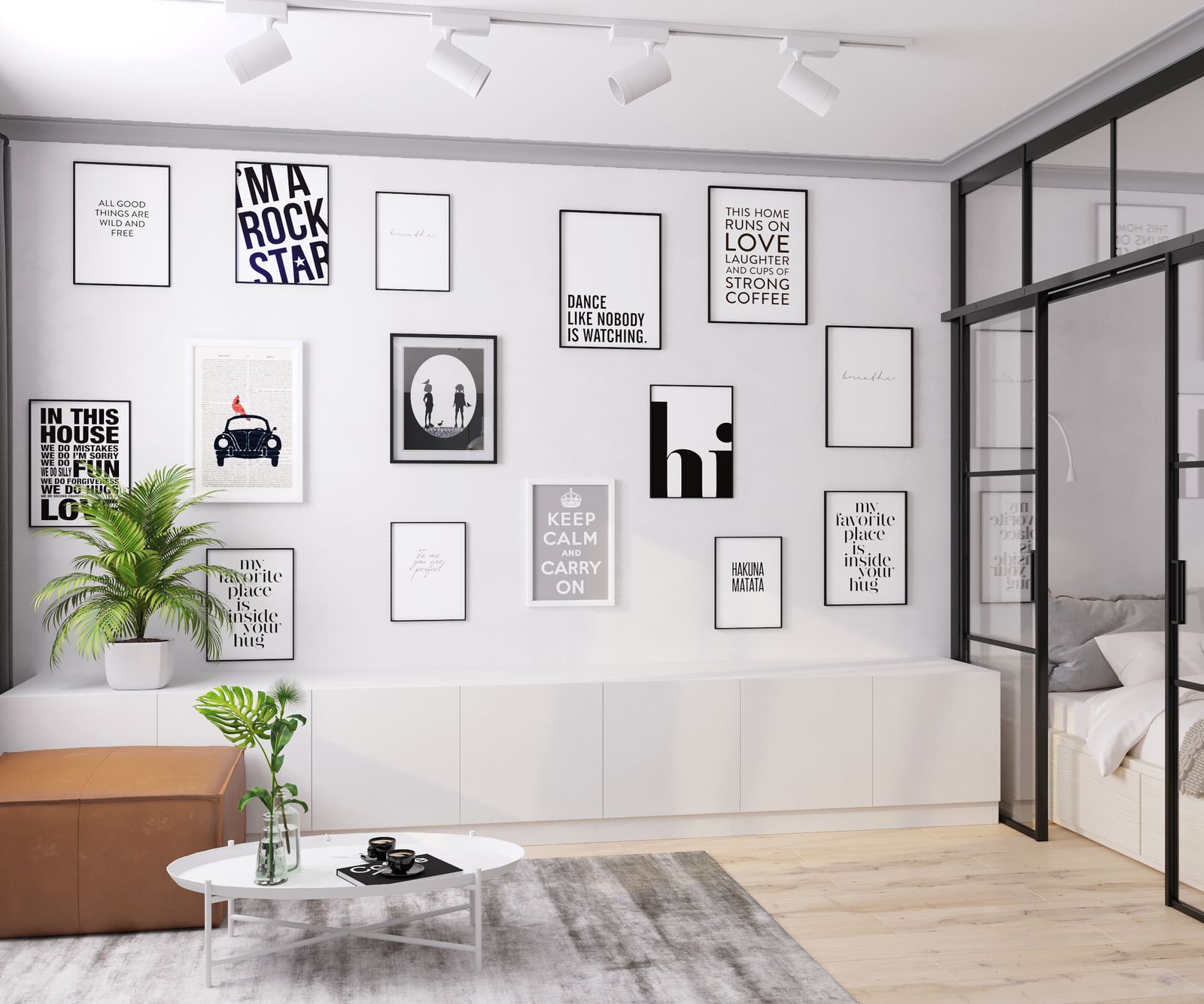 Квартира в скандинавском стиле