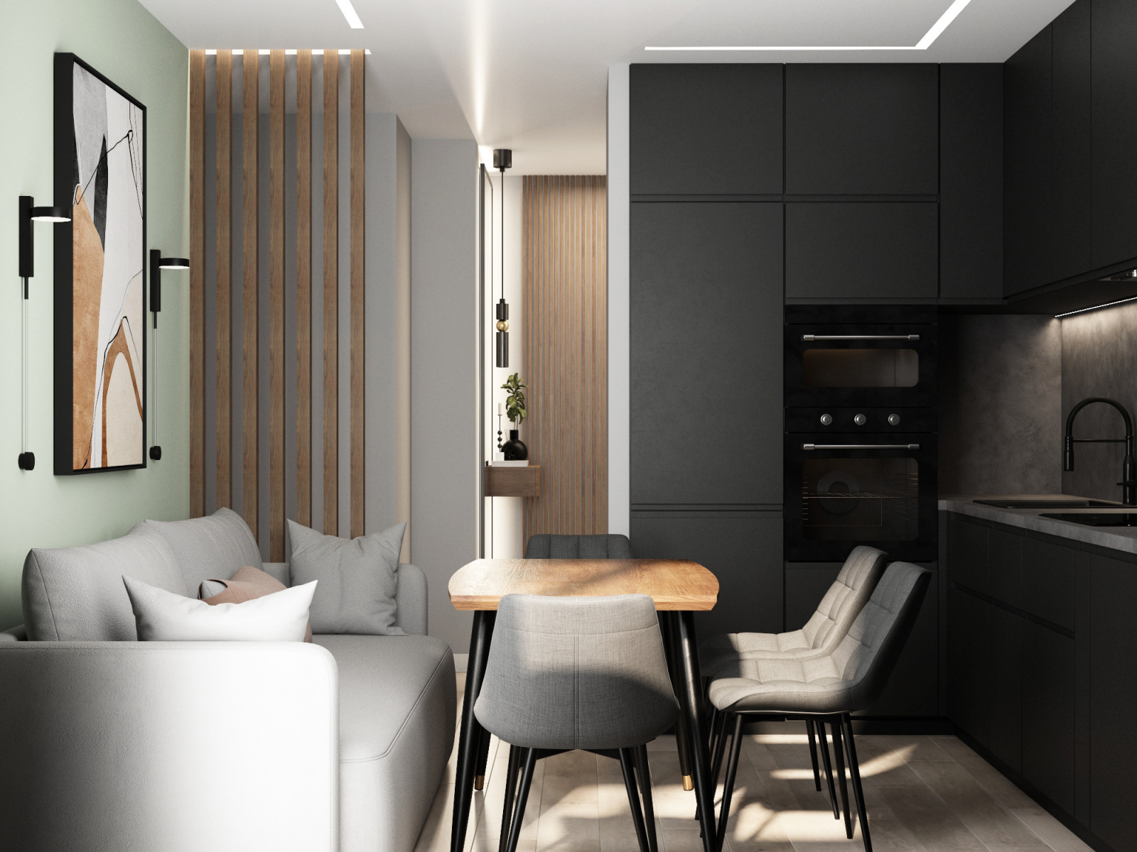 Дизайн-проект квартиры 50 кв.м. Хабаровск