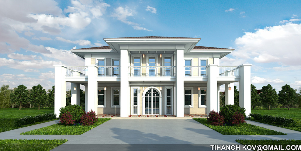 Обложка проекта: Индивидуальный жилой дом в поселке Завидово