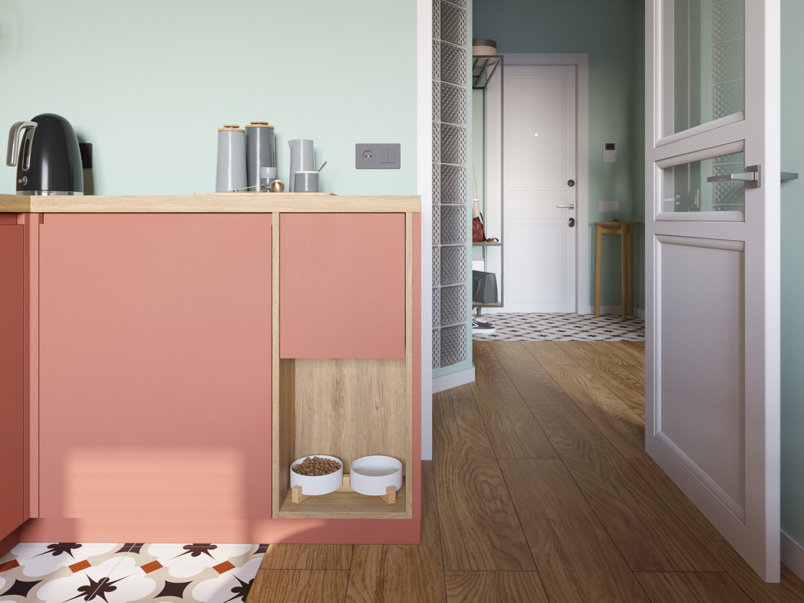 Место для кормления питомца