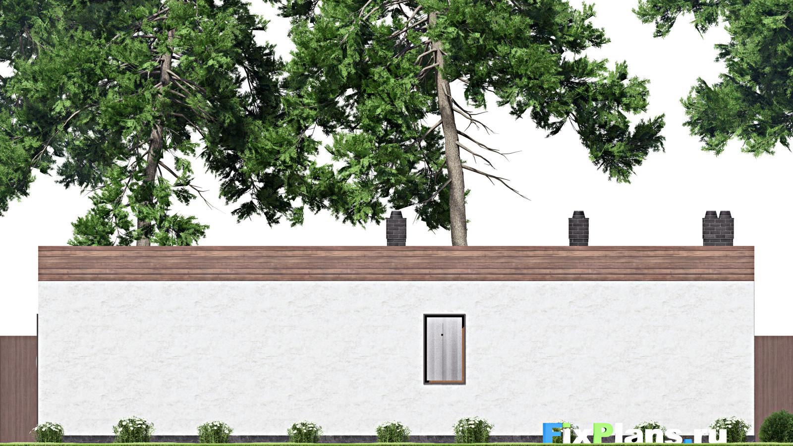 Проект одноэтажного дома 15х10м S49м2 F-15506