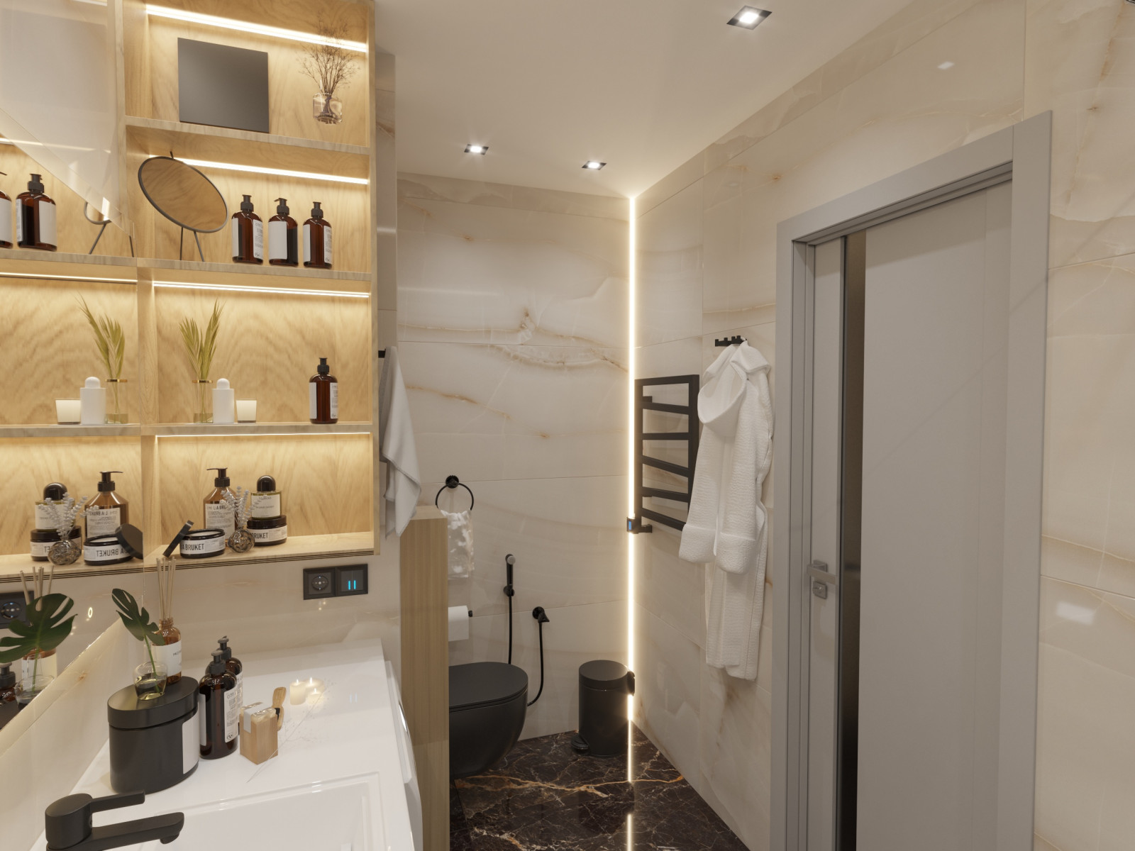 Дизайн проект ванной