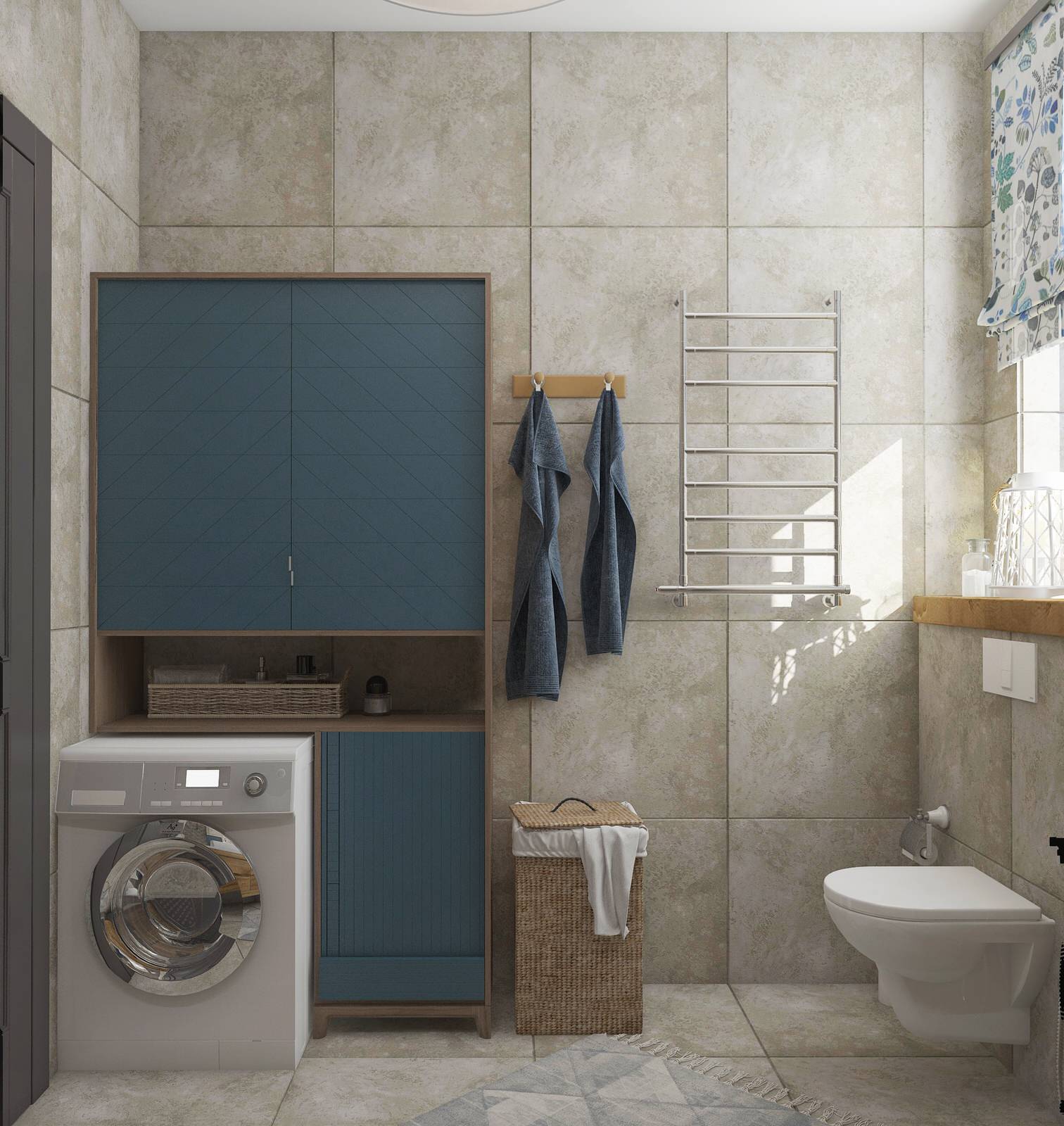 Проект. Интерьер дома в эко стиле (160 кв м)