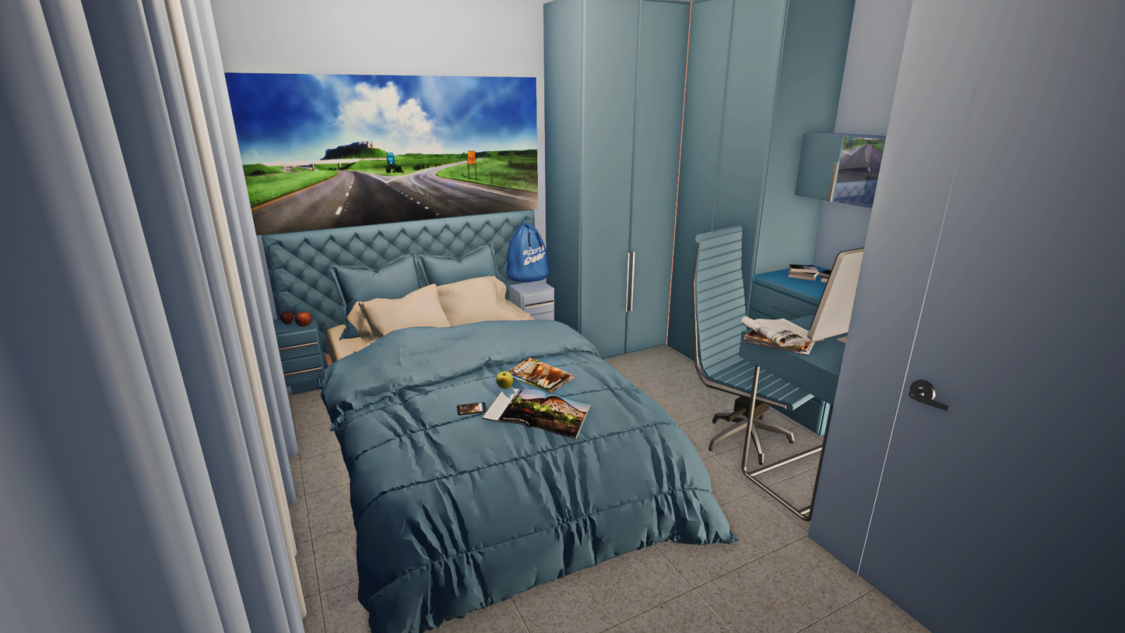 Планировки существующего коттеджа и планировка территории