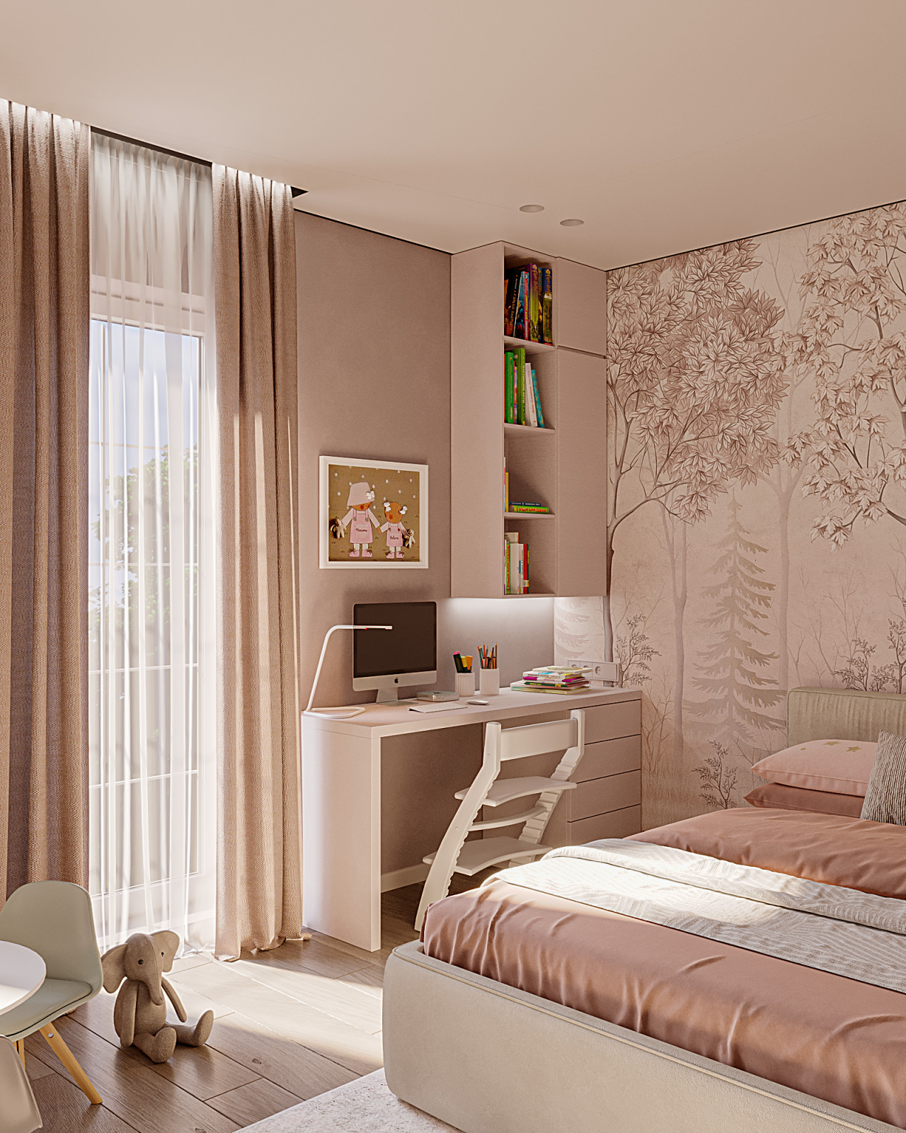 Обложка проекта: Детская в частном доме г. Серпухов