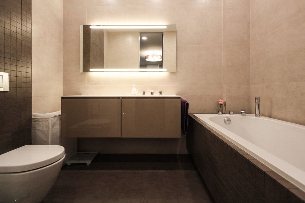 Частная квартира с современным интерьером.