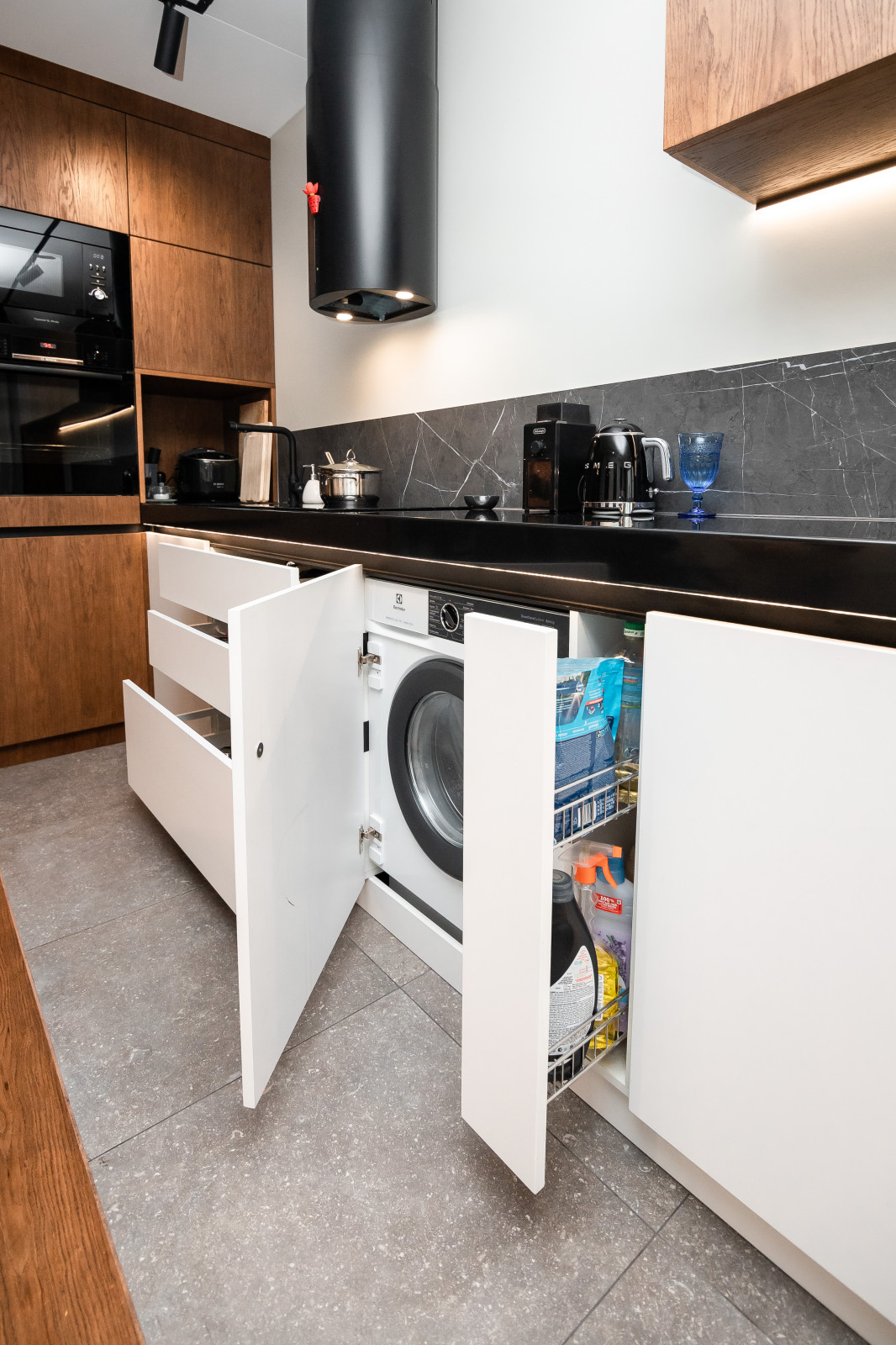 Кухня-гостиная в стиле минимализм