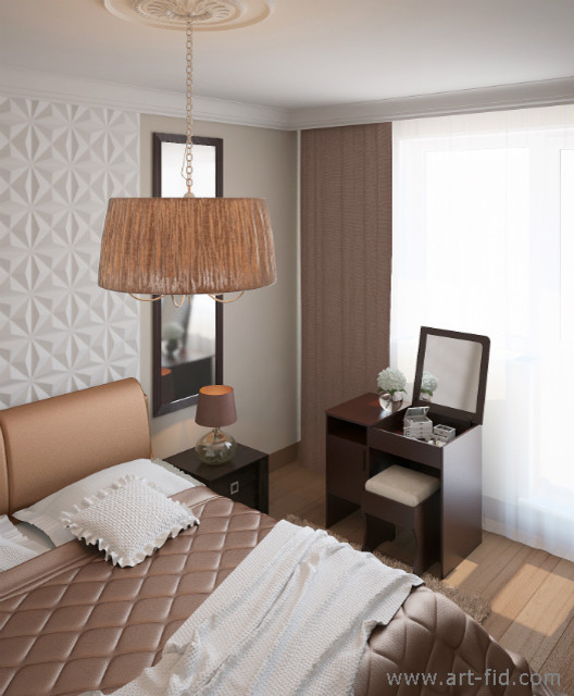 Спальня в ЖК Живой ручей, в Санкт-Петербурге