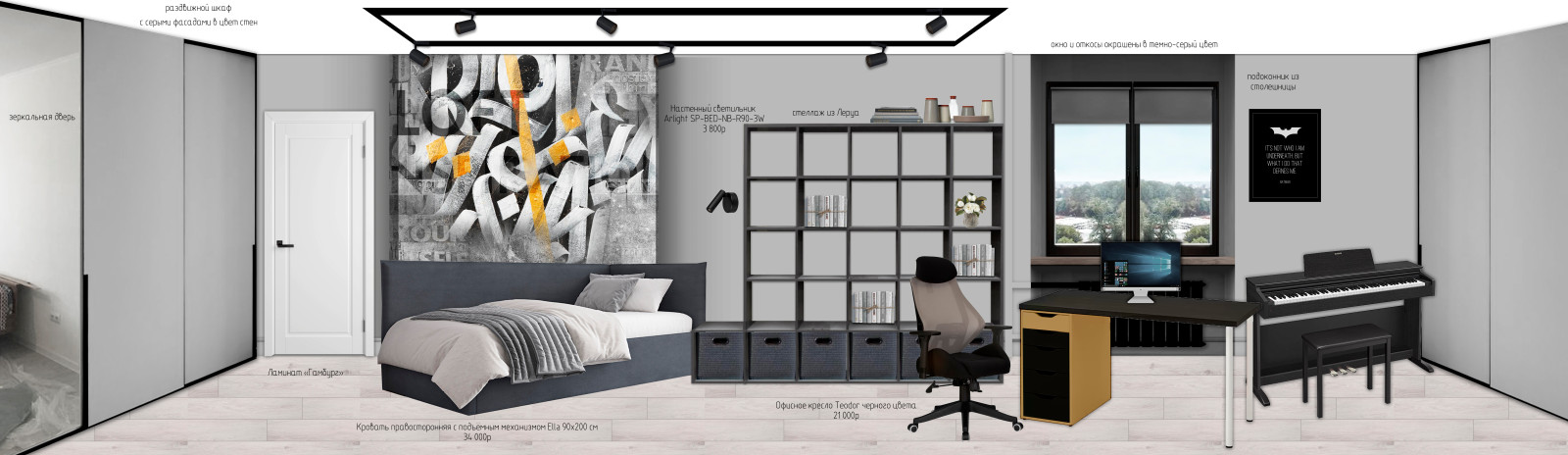 Эскизный проект квартиры в старом фонде