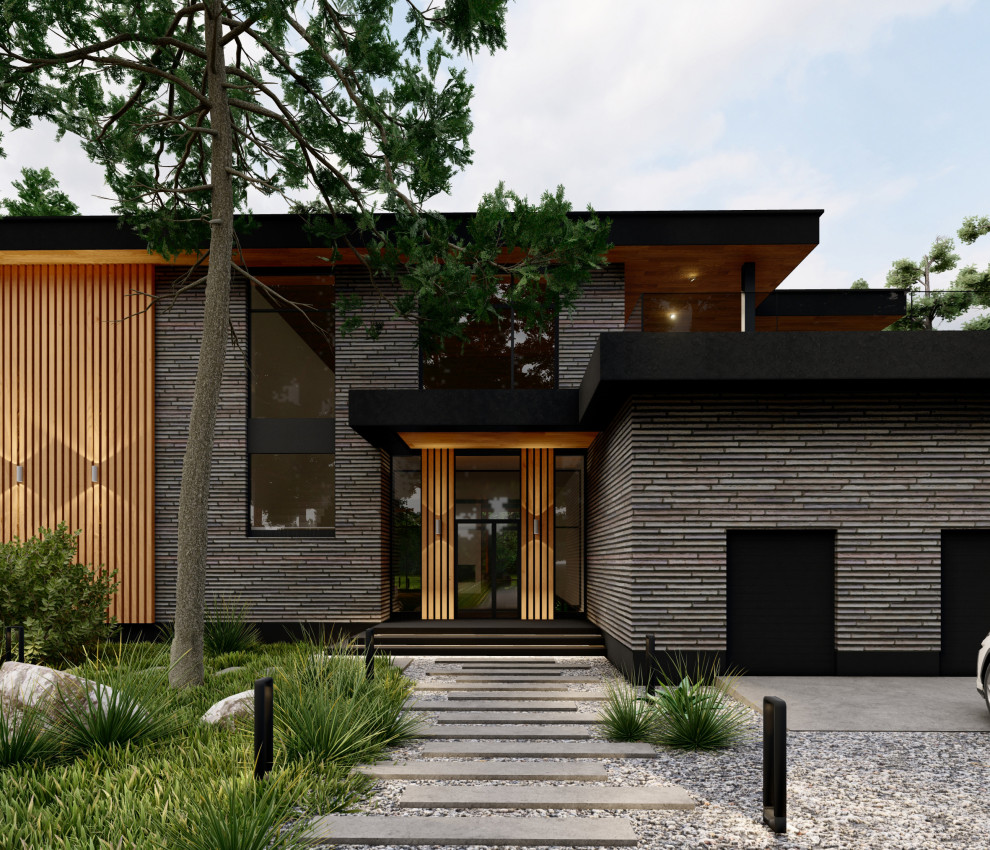 Дом в стиле райта во Владимирской области, 440 м.кв.