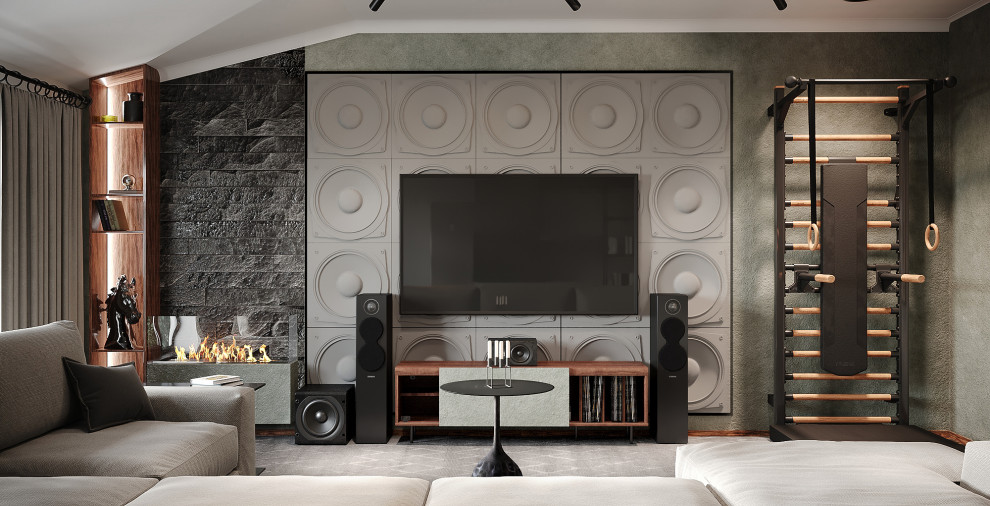 Брутальный интерьер для холостяка