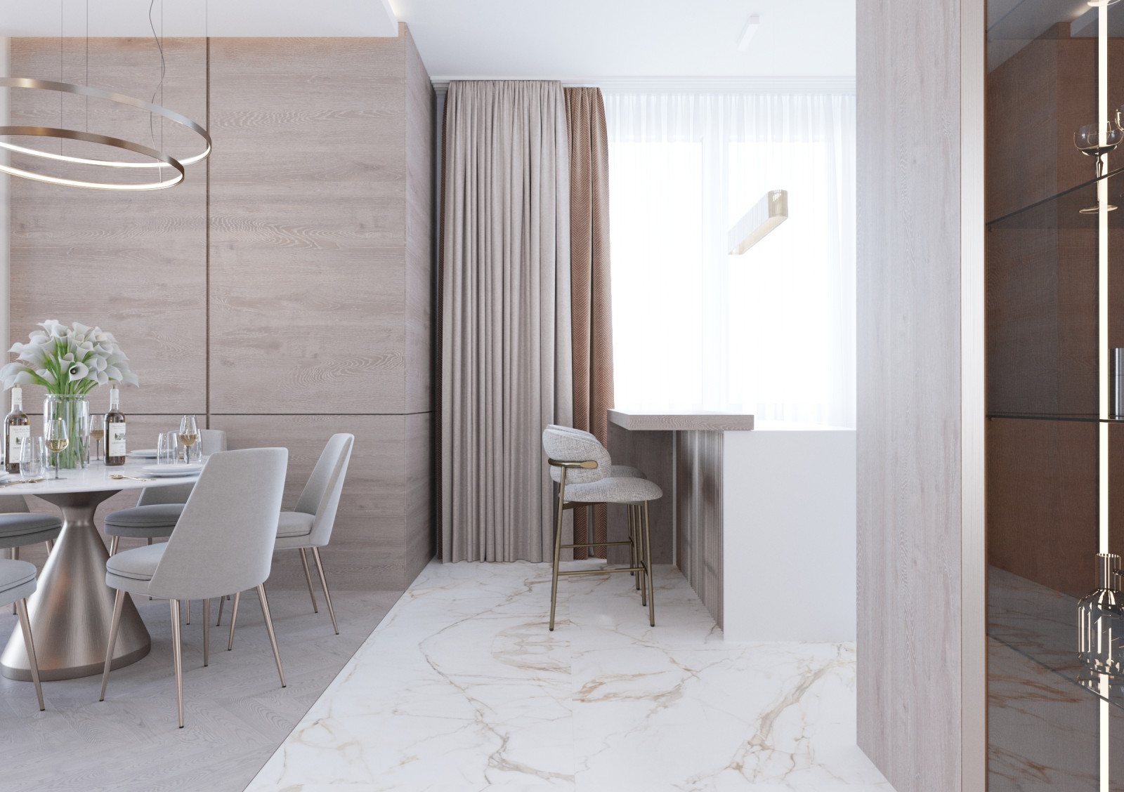 Квартира 120 м² в ЖК «Граф Орлов»