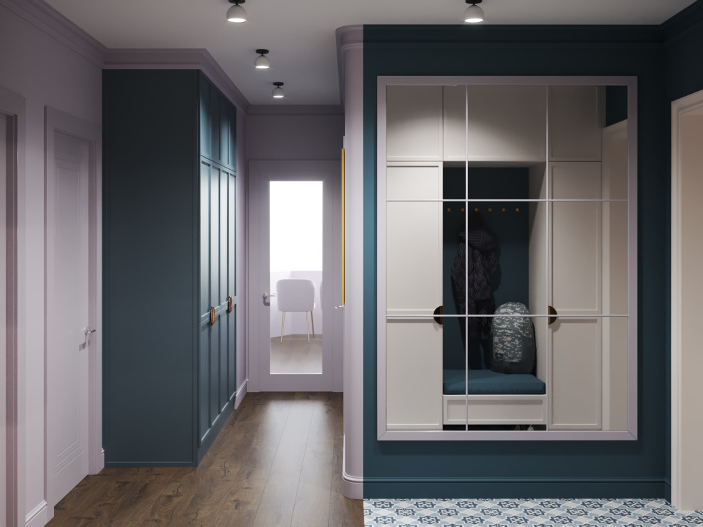 Обложка проекта: Квартира в фиалковых тонах