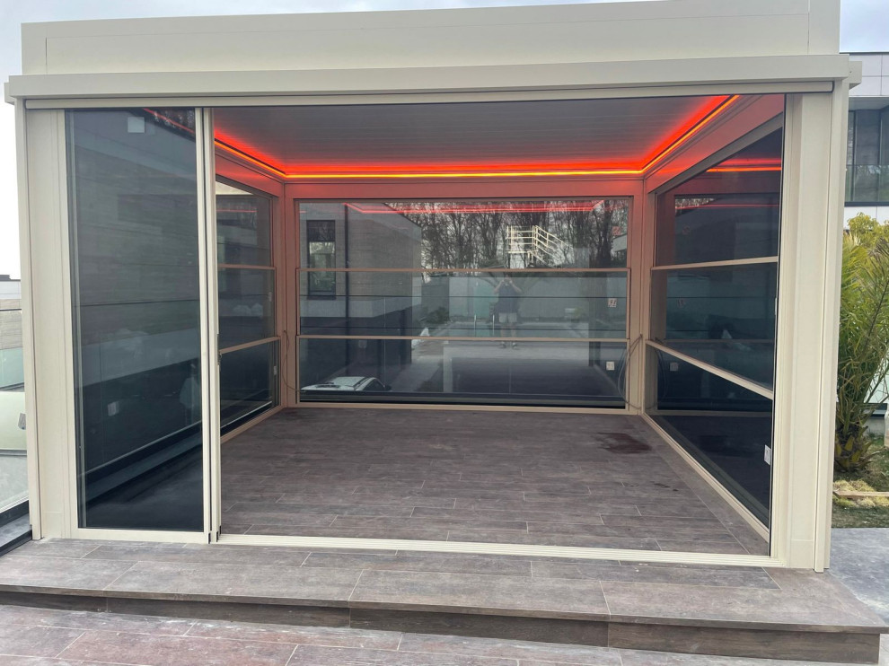 биоклиматическая пергола сдвижная