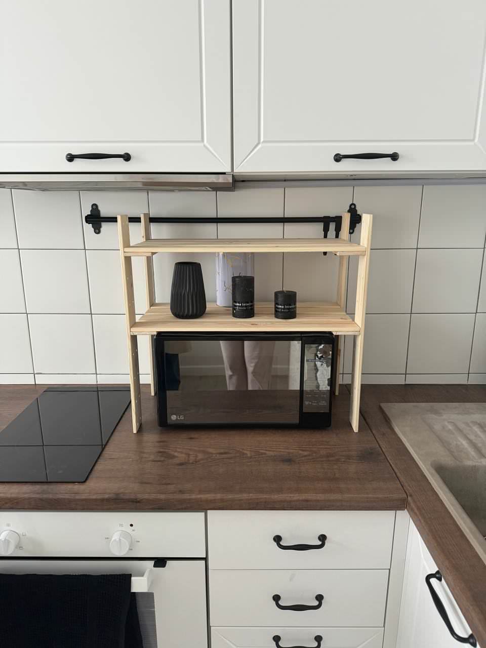 Полка для микроволновки / Стеллаж БОР мини