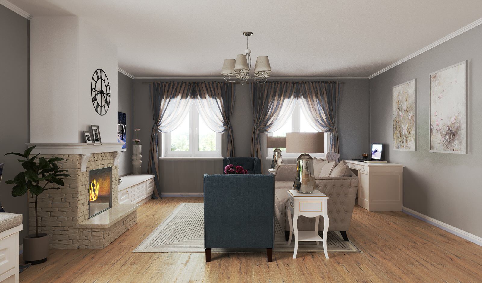 Обложка проекта: Гостиная