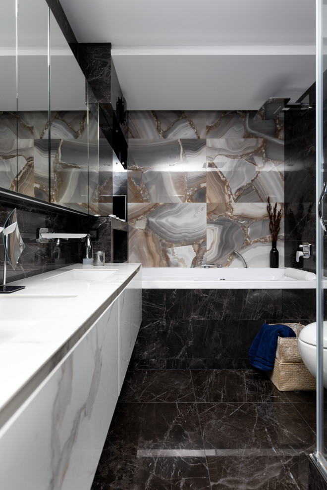 Квартира 170м2 | BLACK NATURE | Современный индустриальный стиль