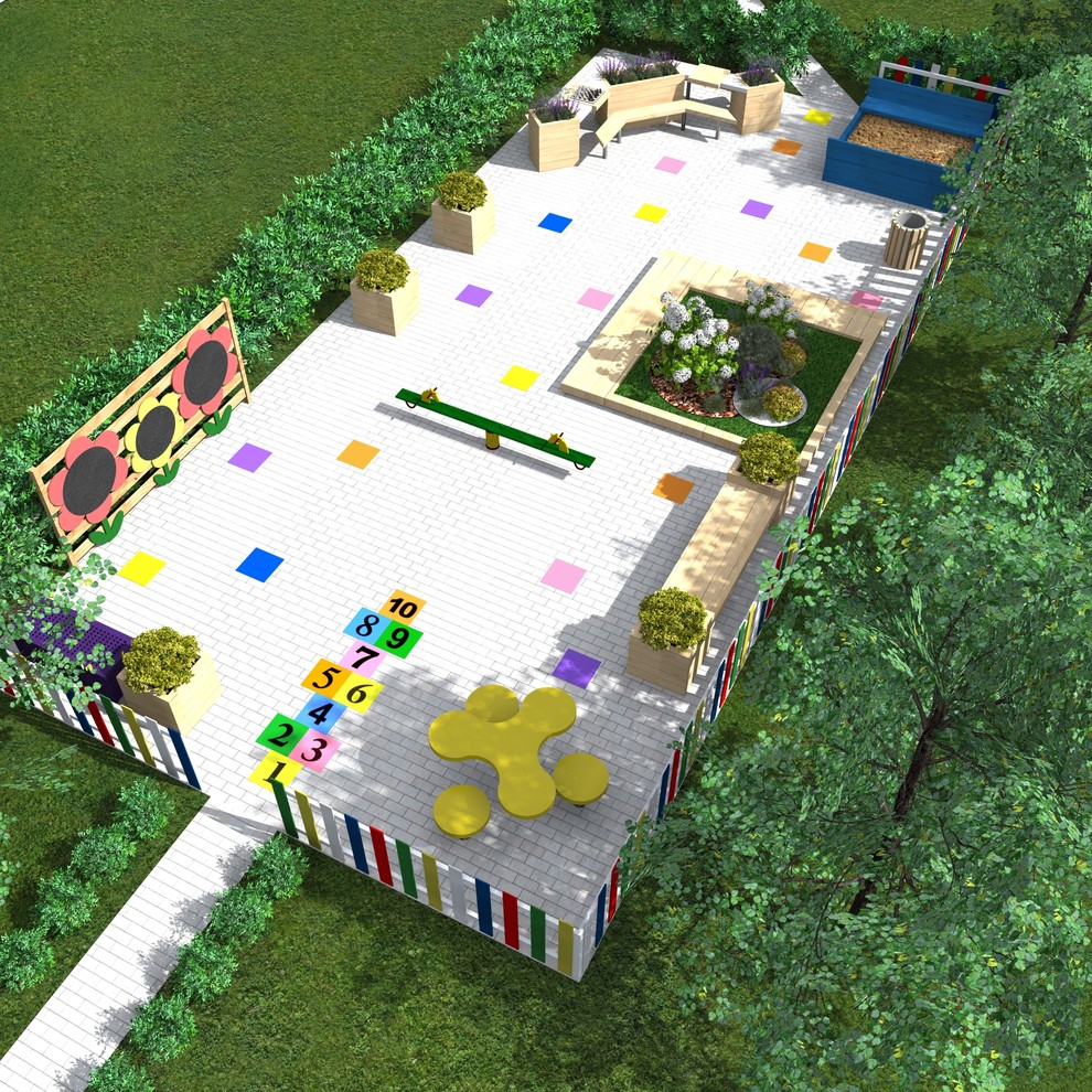 Проект игровой площадки детского клуба