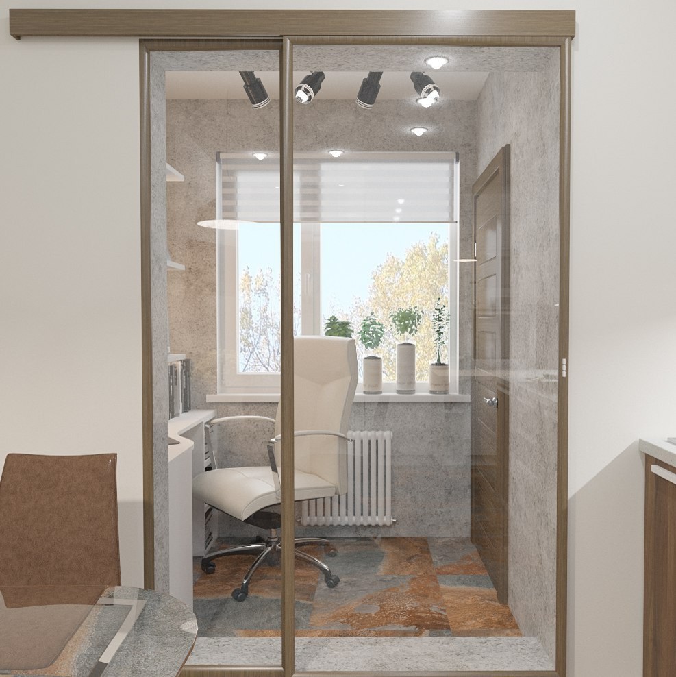 Проект двухкомнатной квартиры в ЖК "Четыре сезона"