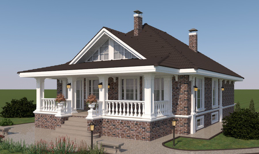 Гармония одноэтажного дома