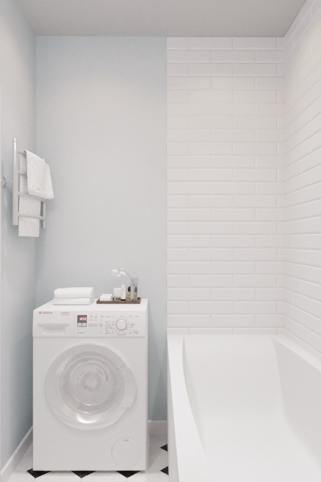 Дизайн интерьера в светлых тонах, Воронеж, ЖК "Пять звезд"