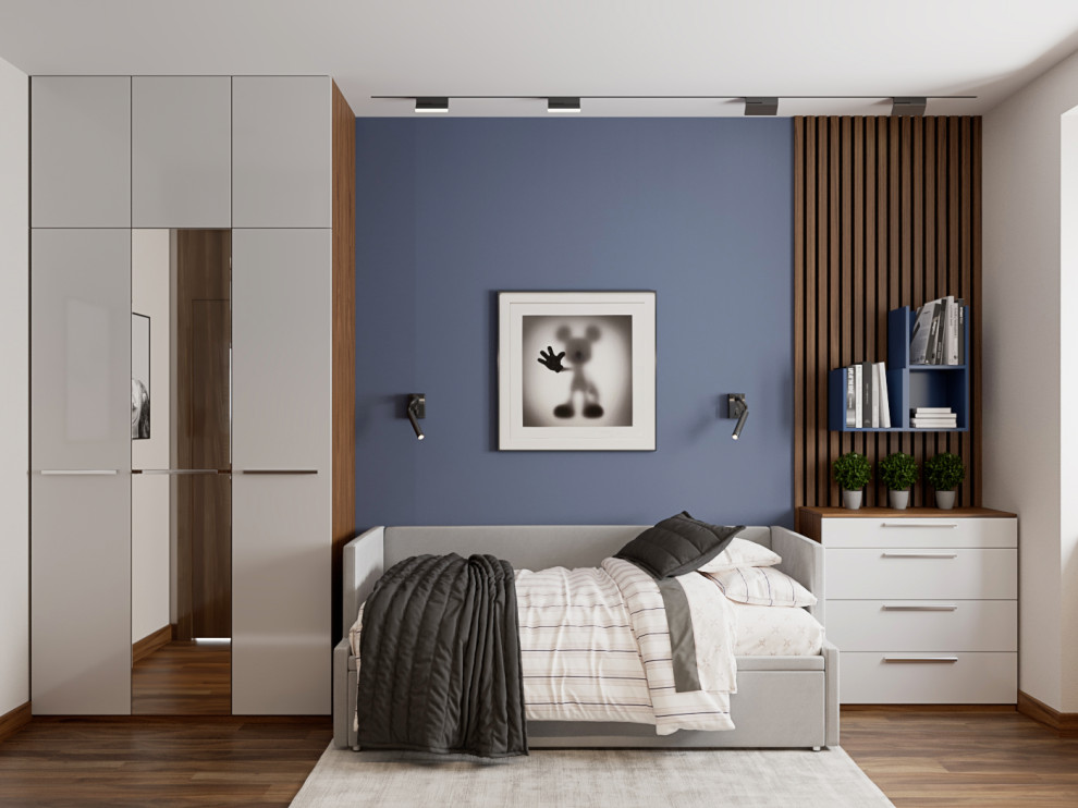 Современная городская квартира с панорамным остеклением в стиле ар-деко