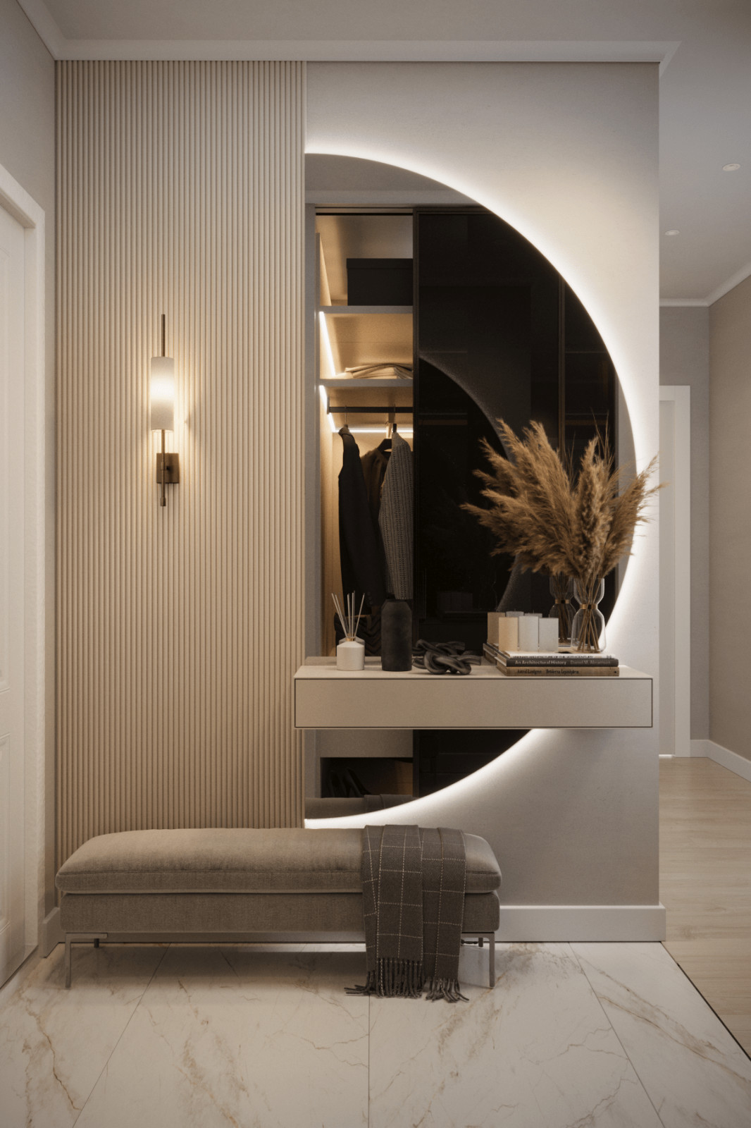 Дизайн-проект квартиры 58м² в ЖК Домашний