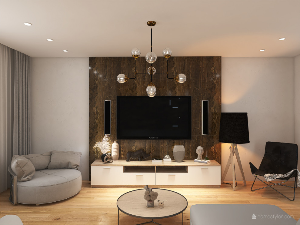 Квартира для холостяка в стиле лофт