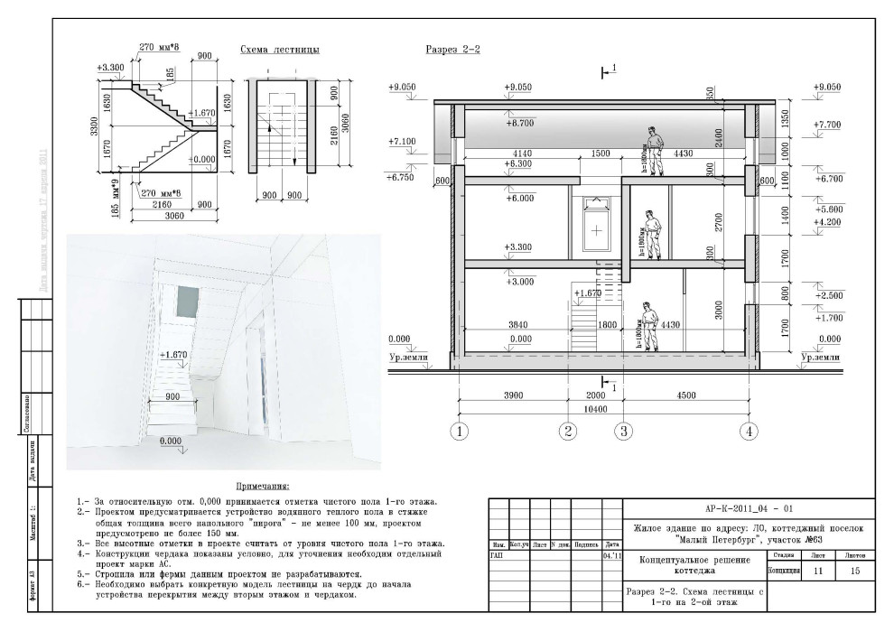 Проект дома в КП " Малый Петербург "