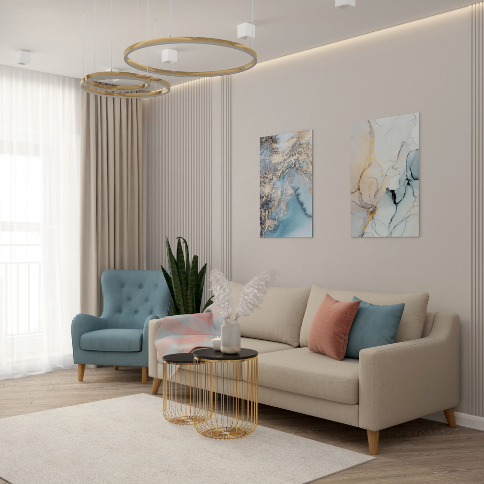 Обложка проекта: Однокомнатная квартира в новостройке