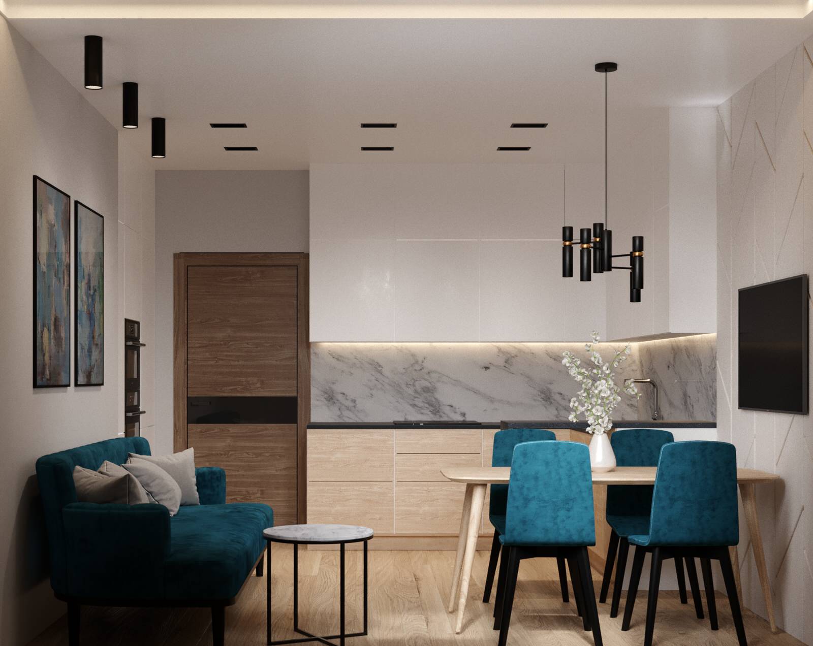 Трехкомнатная квартира ЖК Луч