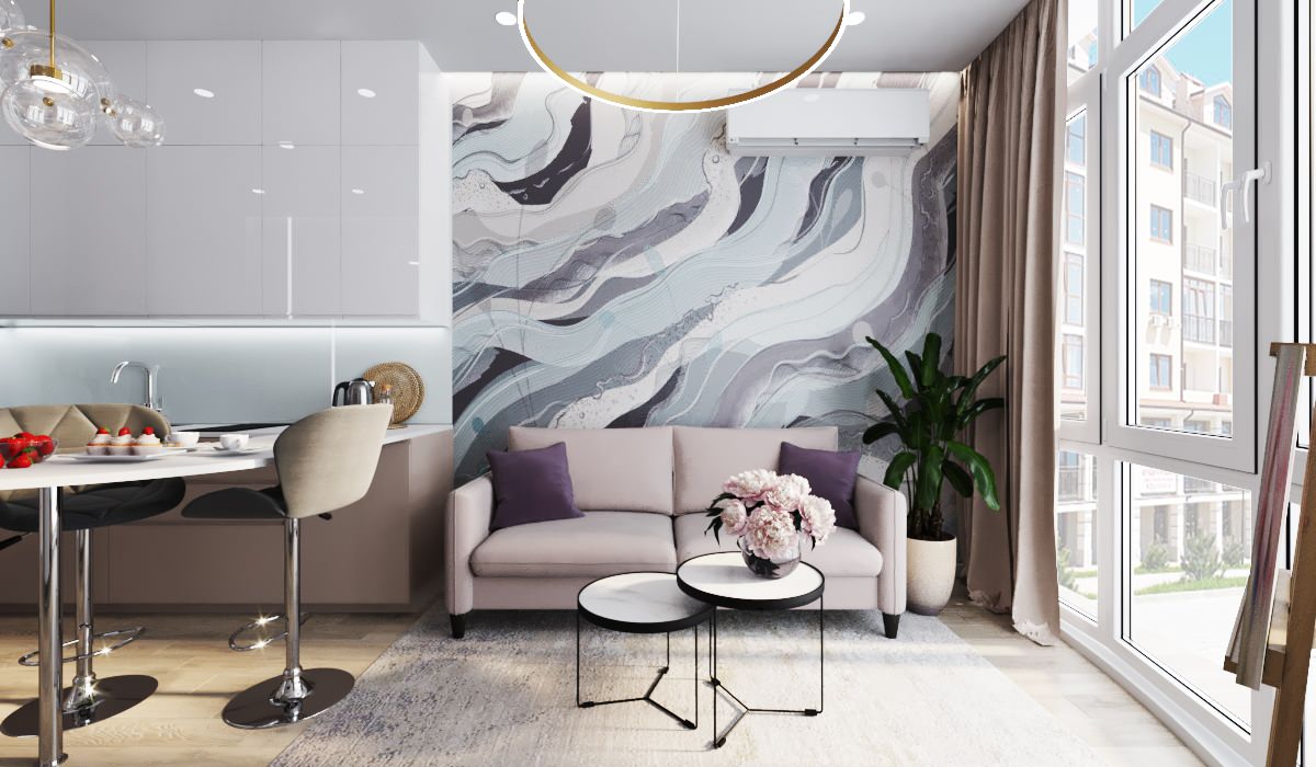 Интерьер квартиры в Геленджике