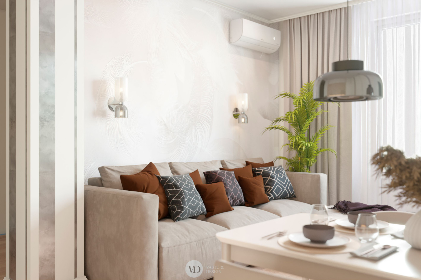 Дизайн-проект квартиры в ЖК Ньютон 2020